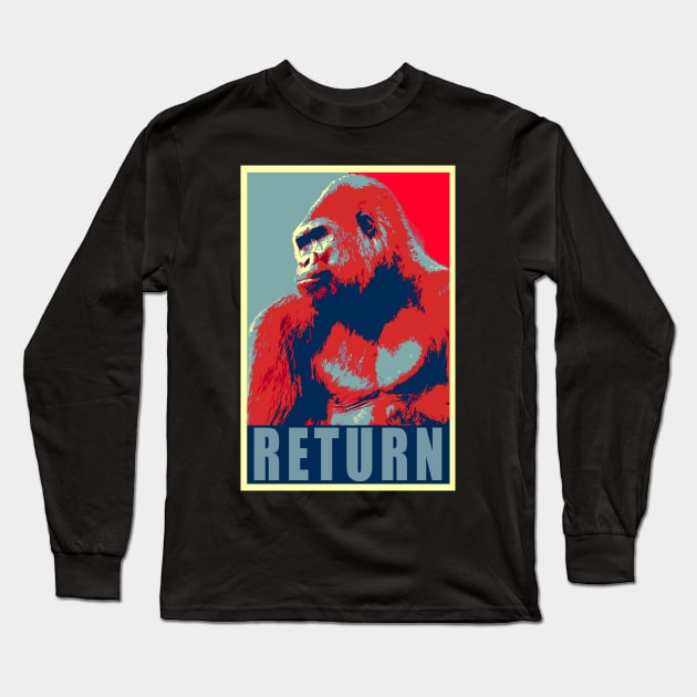 Return (Return to Monke) Long Sleeve T-Shirt by giovanniiiii